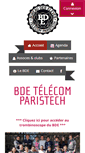 Mobile Screenshot of bds.telecom-paristech.fr